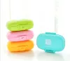 Portable sealed soap box, waterproof sealed snap-on soap box, travel handmade soap box details Picture
